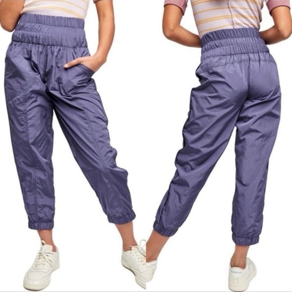 free people movement Pants - FP Movement by Free People Purple Joggers